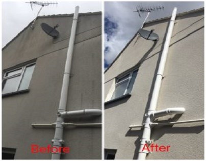 Cleaning of K rend : John Stanley Plastering